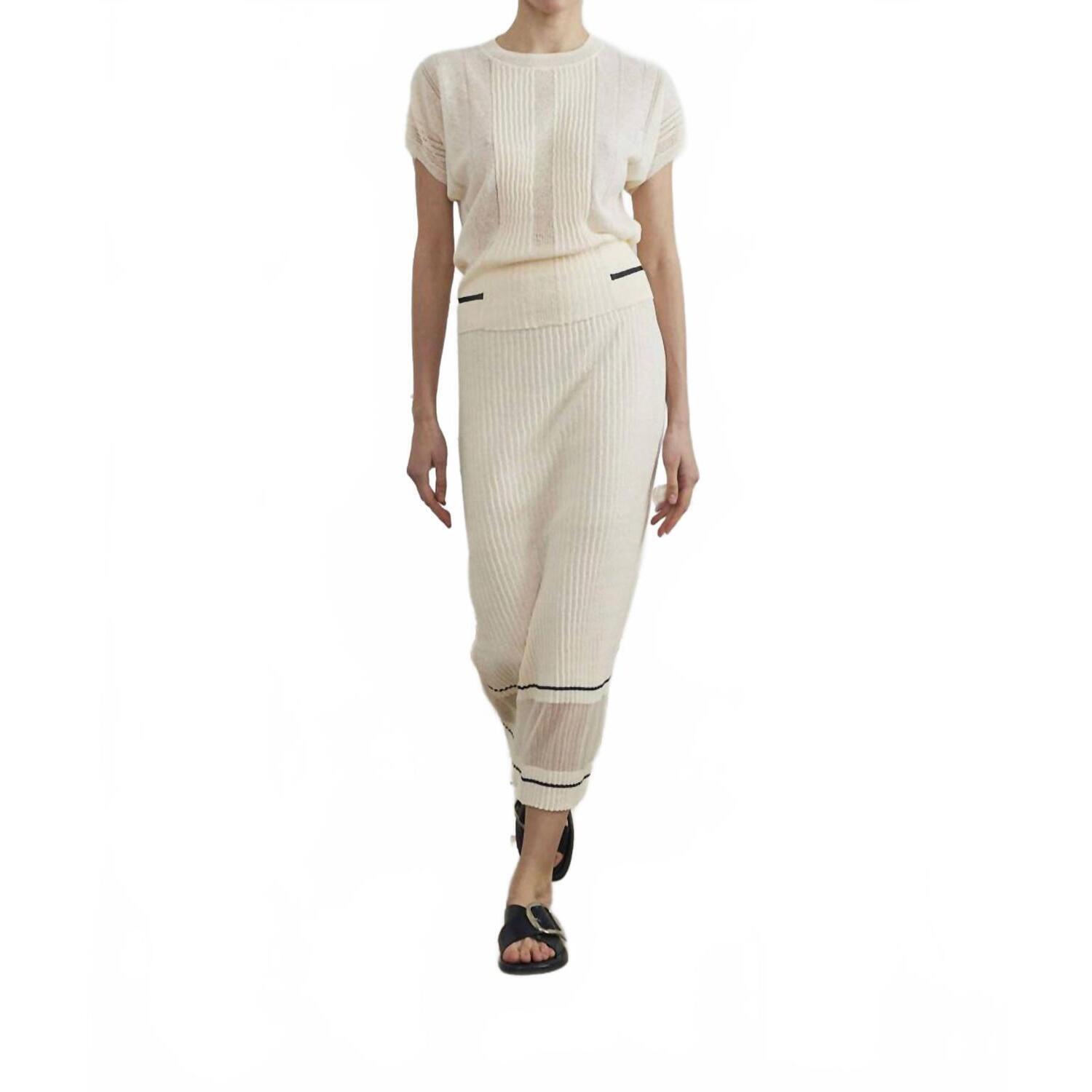 New Sita Murt Drop Sleeve Jumper In White
